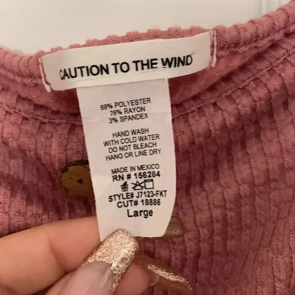 Caution To The Wind Ruffled Tank Top - Picture 4 of 5